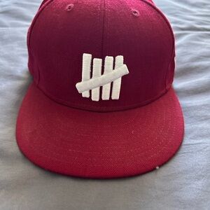 Undefeated Burgundy Cap with White Logo